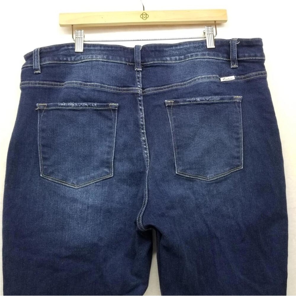 Kancan Maurices Highrise Buttonfly Cropped Jeans 22 Plus Size Denim Jean - Picture 4 of 9